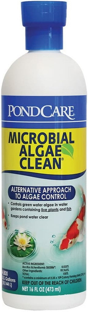 48 oz (3 x 16 oz) API PondCare Microbial Algae Clean Alternative Approach to Algae Control