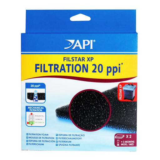 20 ppi - 2 count API Filstar XP Filtration Pads