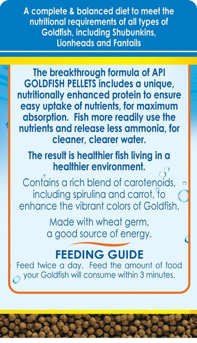 7 oz API Goldfish Food Sinking Pellets