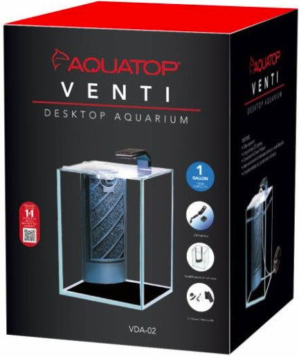 1.4 Gallon Aquatop Venti Desktop Aquarium Complete Kit