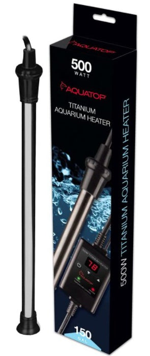 500 watt Aquatop Titanium Aquarium Heater with Controller