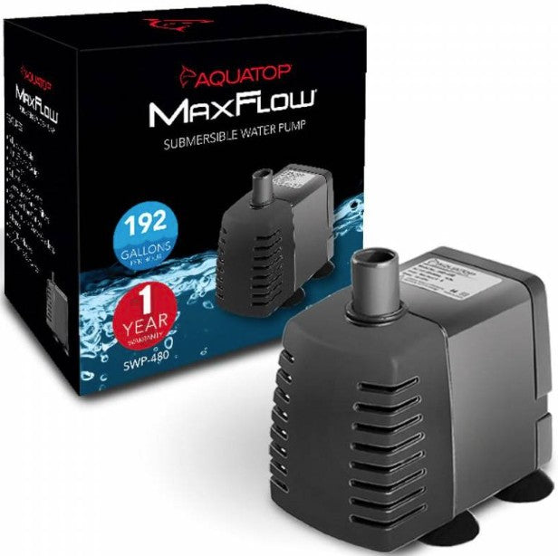 192 GPH Aquatop Max Flow Submersible Pump for Aquariums