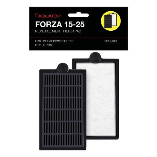 2 count Aquatop Replacement Filter Pads with Activated Carbon for PFE-3 Power Filter