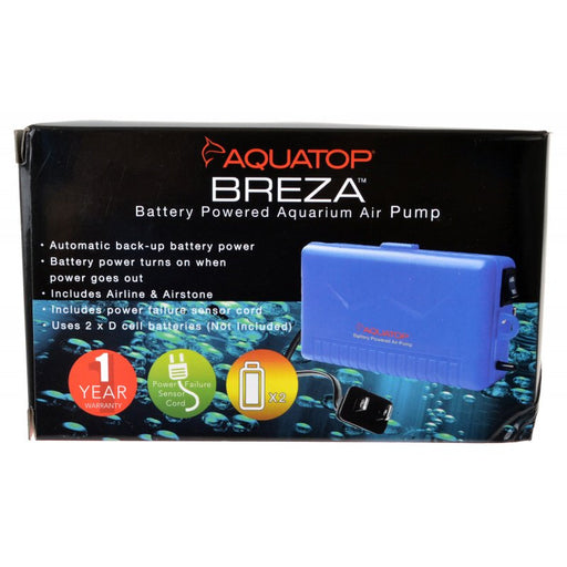 1 count Aquatop Breza Battery Powered Aquarium Air Pump