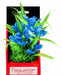 6" tall Aquatop Vibrant Passion Aquarium Plant Blue