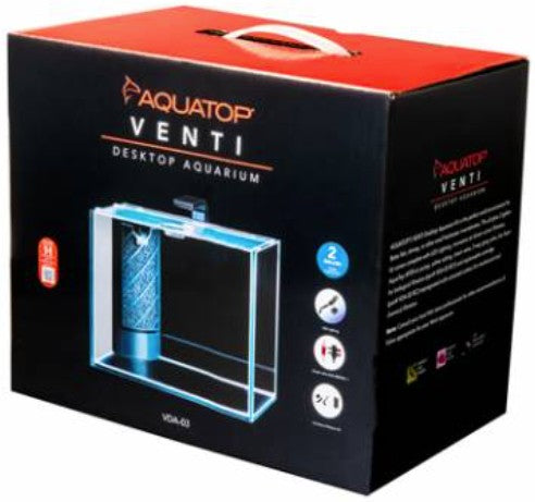 2 gallon Aquatop Venti Desktop Aquarium Complete Kit