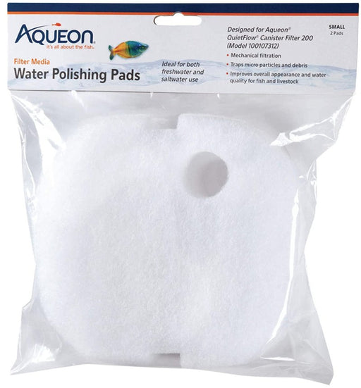 Small - 2 count Aqueon Water Polishing Pads for Aquariums