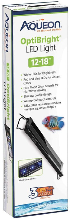 12-18" long Aqueon OptiBright LED Aquarium Light Fixture