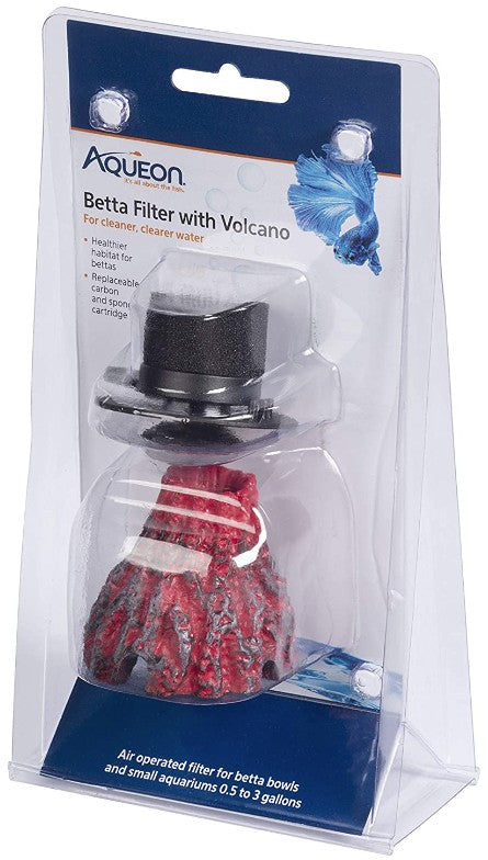 1 count Aqueon Betta Filter with Volcano