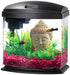 1 gallon Aqueon LED MiniBow 1 SmartClean Aquarium Kit Black