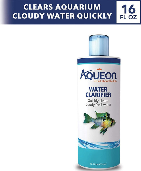 48 oz (3 x 16 oz ) Aqueon Water Clarifier Quickly Clears Cloudy Water for Freshwater and Saltwater Aquariums
