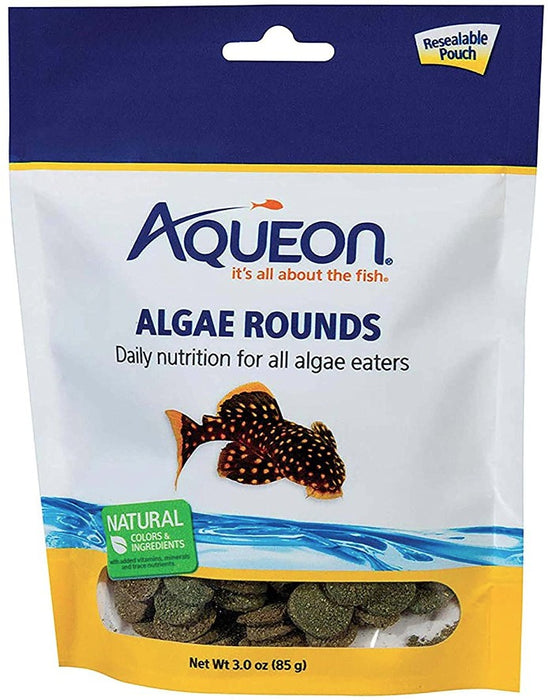 3 oz Aqueon Algae Rounds Fish Food