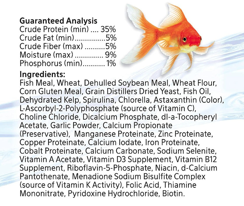 3 oz Aqueon Goldfish Granules Slow Sinking Fish Food Daily Nutrition for All Goldfish and Other Pond Fish