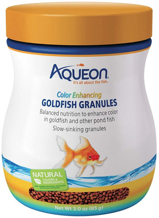 3 oz Aqueon Color Enhancing Goldfish Granules