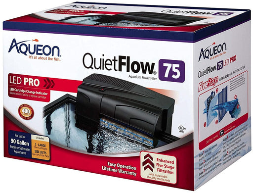 90 gallon Aqueon QuietFlow LED Pro Aquarium Power Filter