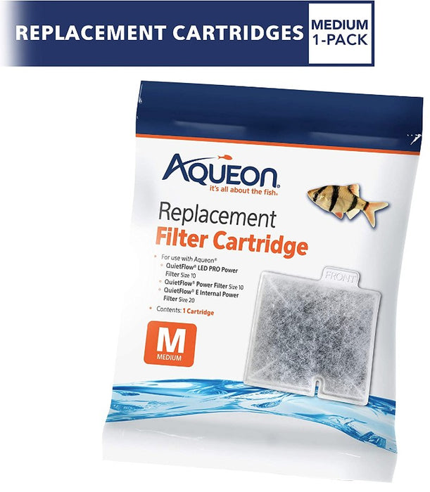 1 count Aqueon QuietFlow Replacement Filter Cartridge Medium