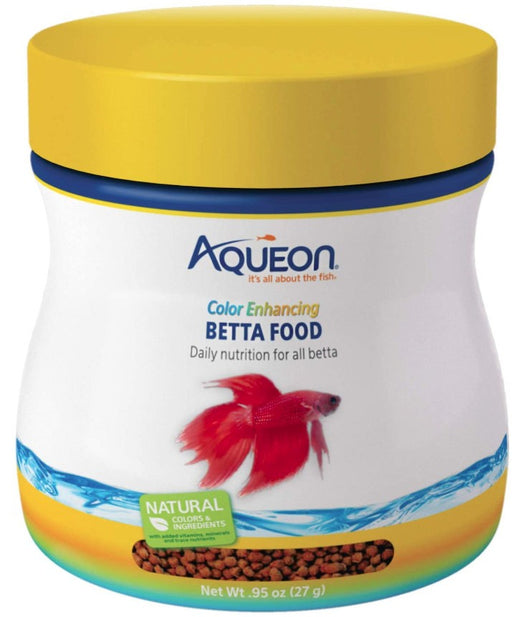 0.95 oz Aqueon Color Enhancing Betta Food