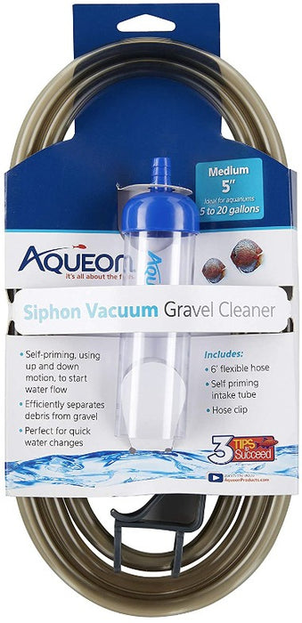Medium - 5" long Aqueon Siphon Vacuum Gravel Cleaner