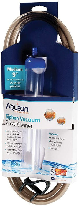 Medium - 9" long Aqueon Siphon Vacuum Gravel Cleaner