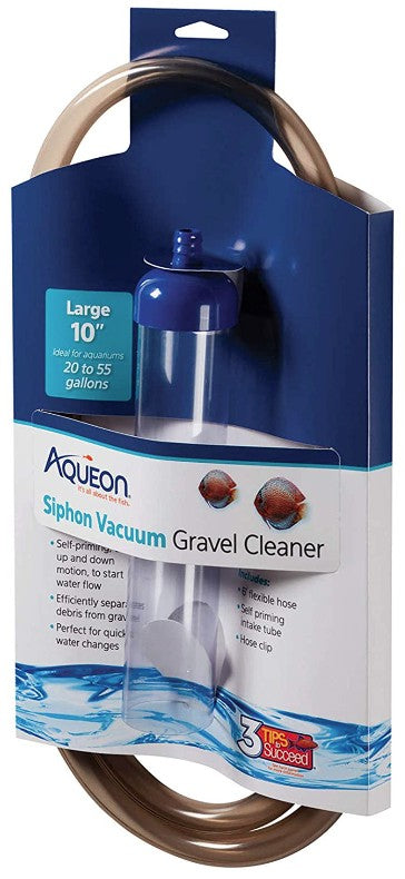 Large - 10" long Aqueon Siphon Vacuum Gravel Cleaner