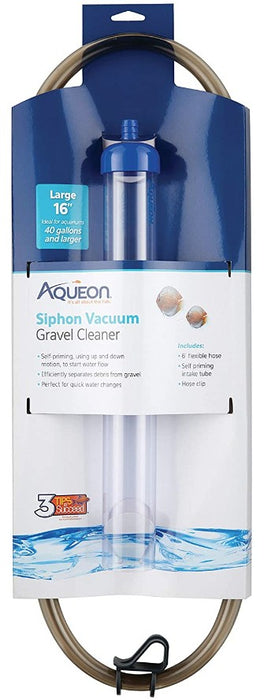 Large - 16" long Aqueon Siphon Vacuum Gravel Cleaner