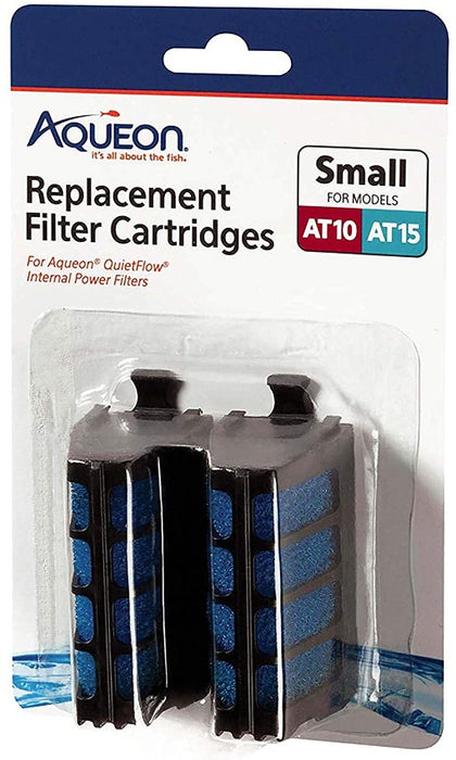 Small - 2 count Aqueon Replacement QuietFlow Internal Filter Cartridges