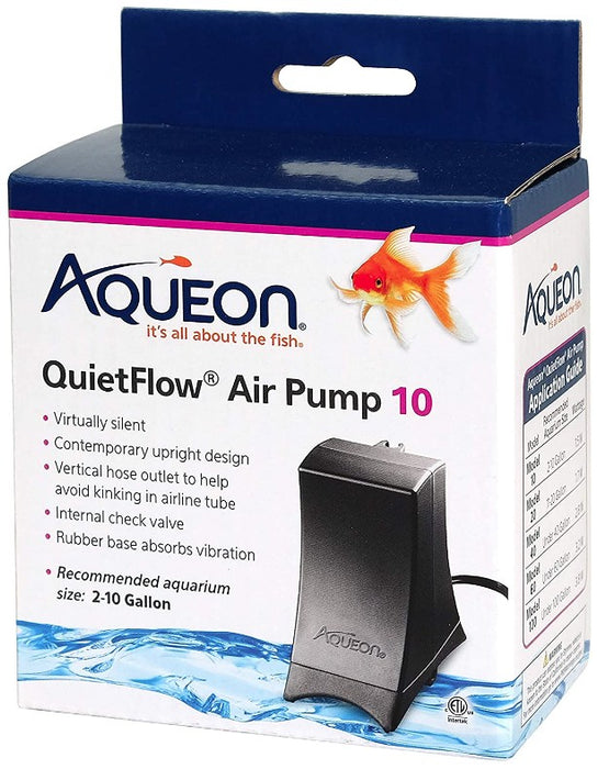 10 gallon Aqueon QuietFlow Air Pump for Aquariums