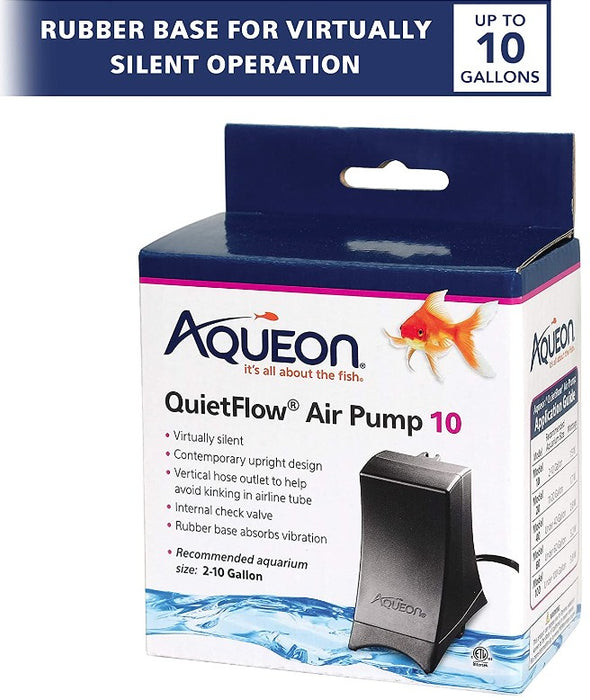 10 gallon Aqueon QuietFlow Air Pump for Aquariums