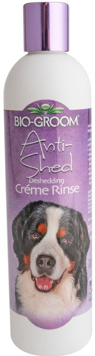 12 oz Bio Groom Anti-Shed Deshedding Crème Rinse Dog Conditioner