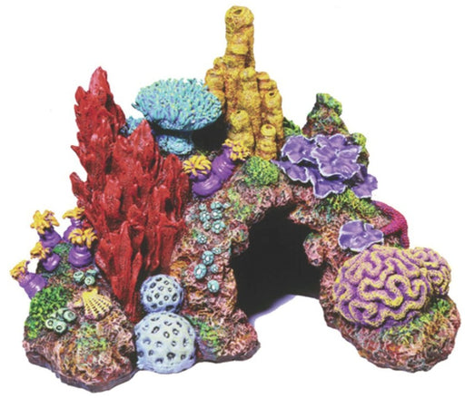 1 count Blue Ribbon Pet Exotic Environments Caribbean Living Reef Aquarium Ornament