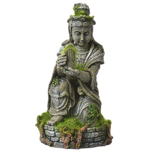 1 count Blue Ribbon Exotic Environments Ancient Buddha Statue with Moss Aquarium Ornament