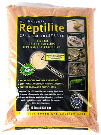 40 lb (4 x 10 lb) Blue Iguana Reptilite Calcium Substrate for Reptiles Desert Rose