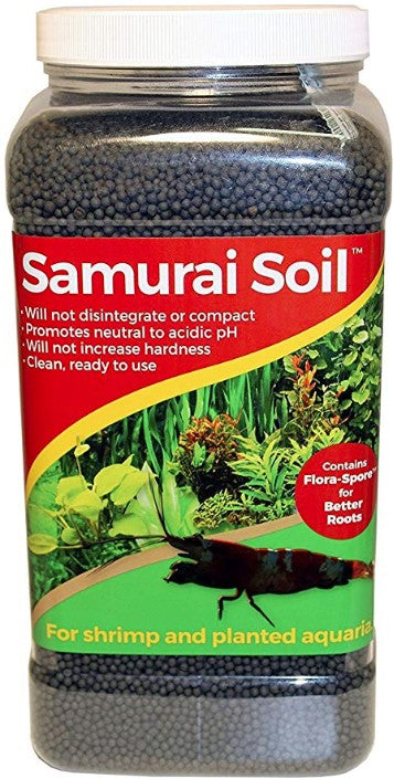 9 lb CaribSea Samurai Soil Contains Flora-Spore for Better Roots for Shrimp and Planted Aquariums