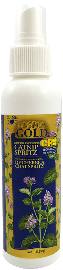 4 oz OurPets Cosmic Gold Catnip Spritz