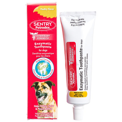 6.2 oz Sentry Petrodex Enzymatic Toothpaste for Dogs Poultry Flavor