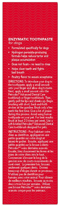 6.2 oz Sentry Petrodex Enzymatic Toothpaste for Dogs Poultry Flavor