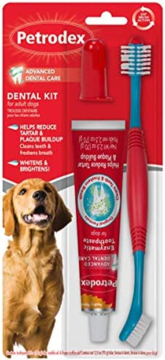 1 count Sentry Petrodex Dental Kit for Adult Dogs