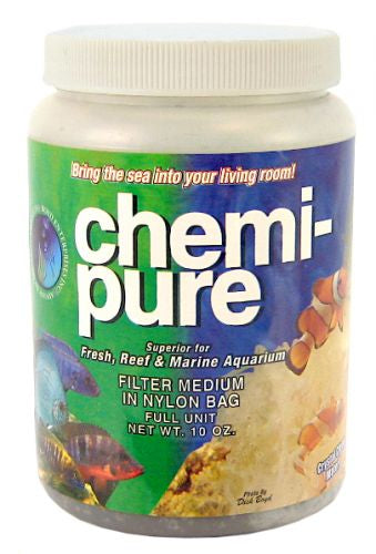 10 oz Boyd Enterprises Chemi-Pure Filter Medium in Nylon Bag for Freshwater, Reef and Marine Aquariums