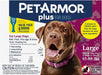 18 count (3 x 6 ct) PetArmor Plus Flea and Tick Treatment for Large Dogs (45-88 Pounds)