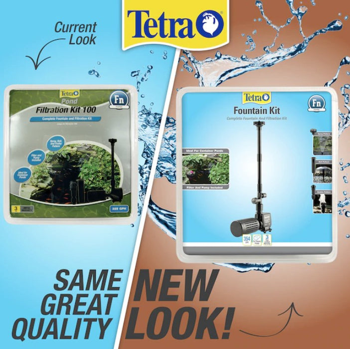 1 count Tetra Pond Filtration Kit Complete Fountain and Filtration Kit