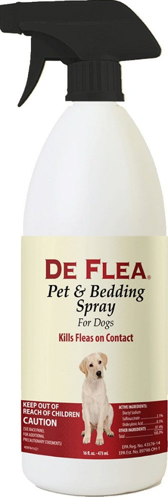 16.9 oz Miracle Care De Flea Pet and Bedding Spray