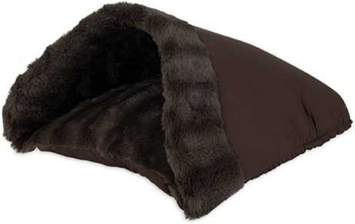 1 count Aspen Pet Kitty Cave Cat Bed Brown