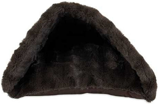 1 count Aspen Pet Kitty Cave Cat Bed Brown