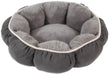 1 count Aspen Pet Puffy Round Cat Bed