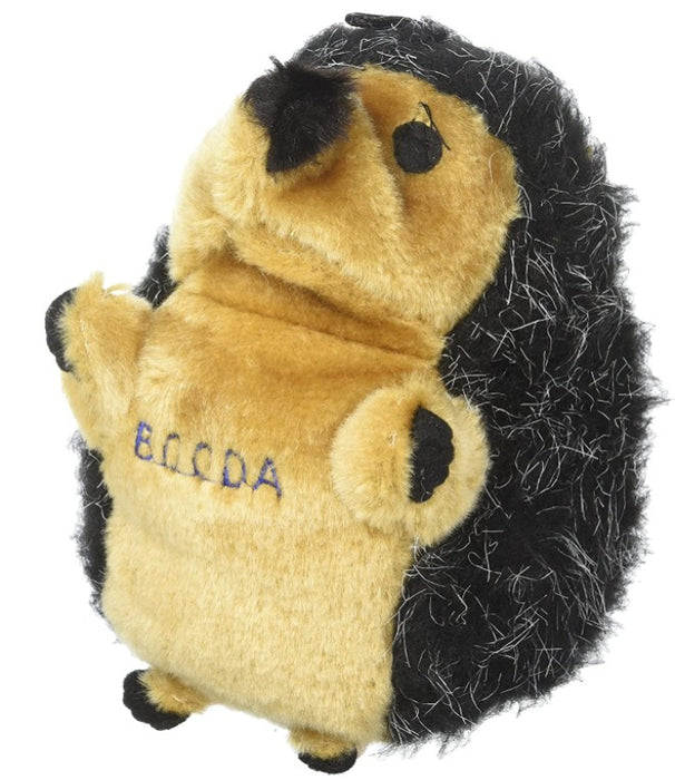 3 count PetMate Booda Zoobilee Plush Hedgehog Dog Toy