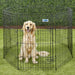 36" tall - 1 count Petmate Exercise Pen Single Door with Snap Hook Design and Ground Stakes for Dogs Black