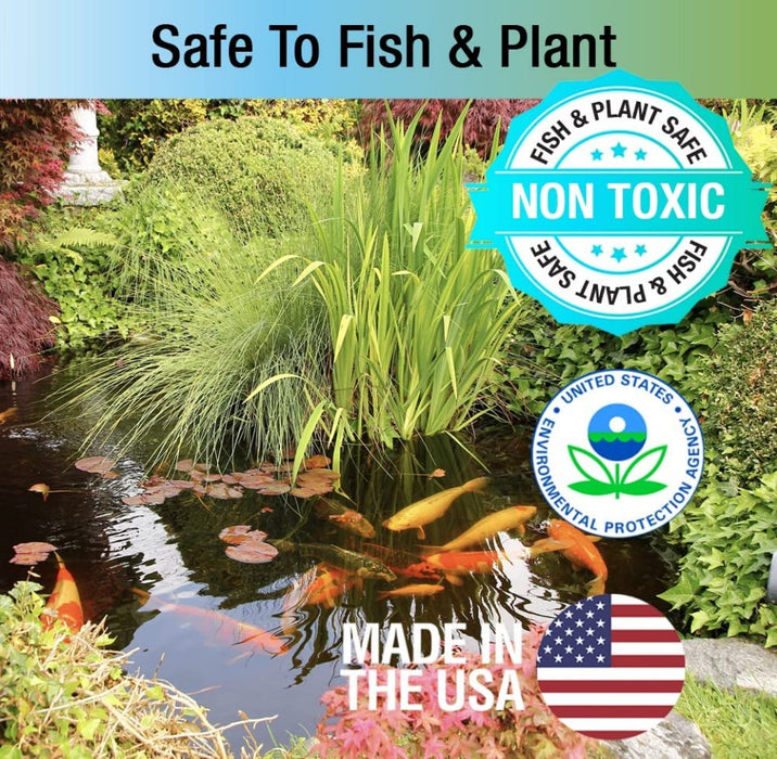 96 oz (3 x 32 oz) Microbe-Lift Pond Algaway 5.4 Algaecide for Ponds Stops Algae Growth