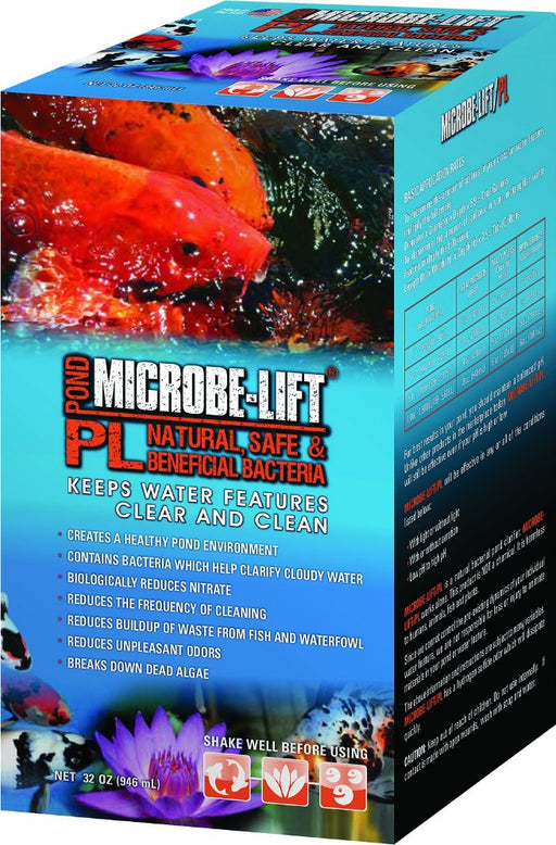 32 oz Microbe-Lift PL Beneficial Bacteria for Ponds