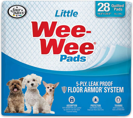 28 count Four Paws Little Wee Wee Pads