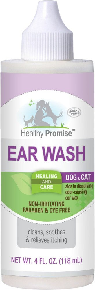 4 oz Four Paws Healthy Promise Dog and Cat Ear Wash